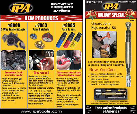Two Advertisements for IPA Tools