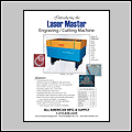 Flyer for new Laser Master digital laser cutter