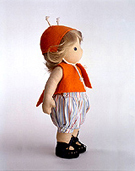 Silke "Kaefer" - a sophisticated doll for sophisticated children. Hand made by loving craftspeople in Germany.